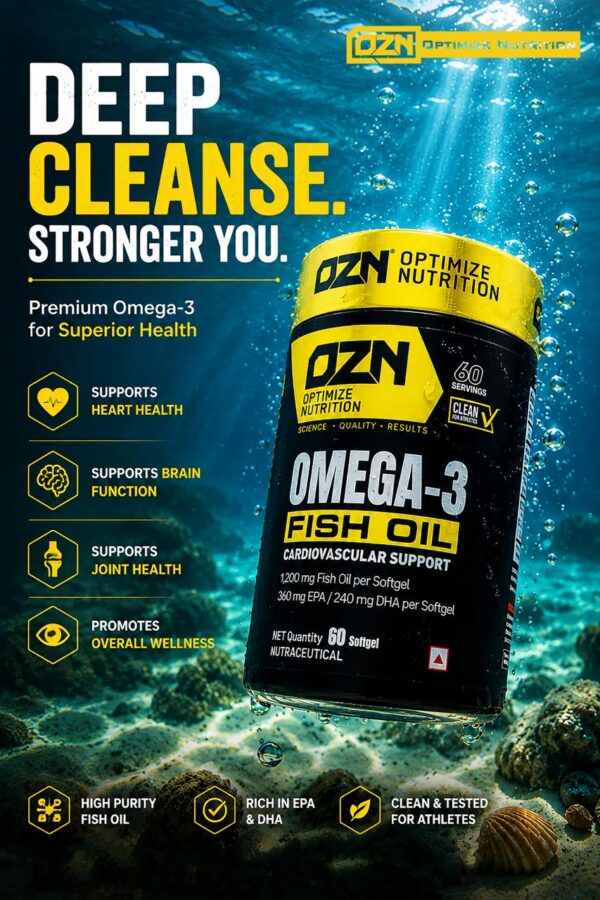 OZN Omega-3 Fish Oil – Cardiovascular Support